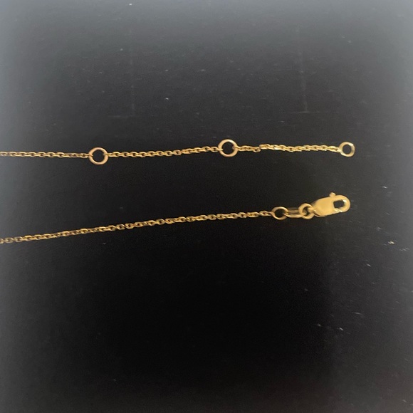 18k mother of pearl clover flower necklace - Picture 2 of 9